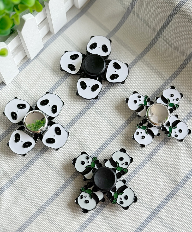 Funny Panda Metal Fidget Spinner