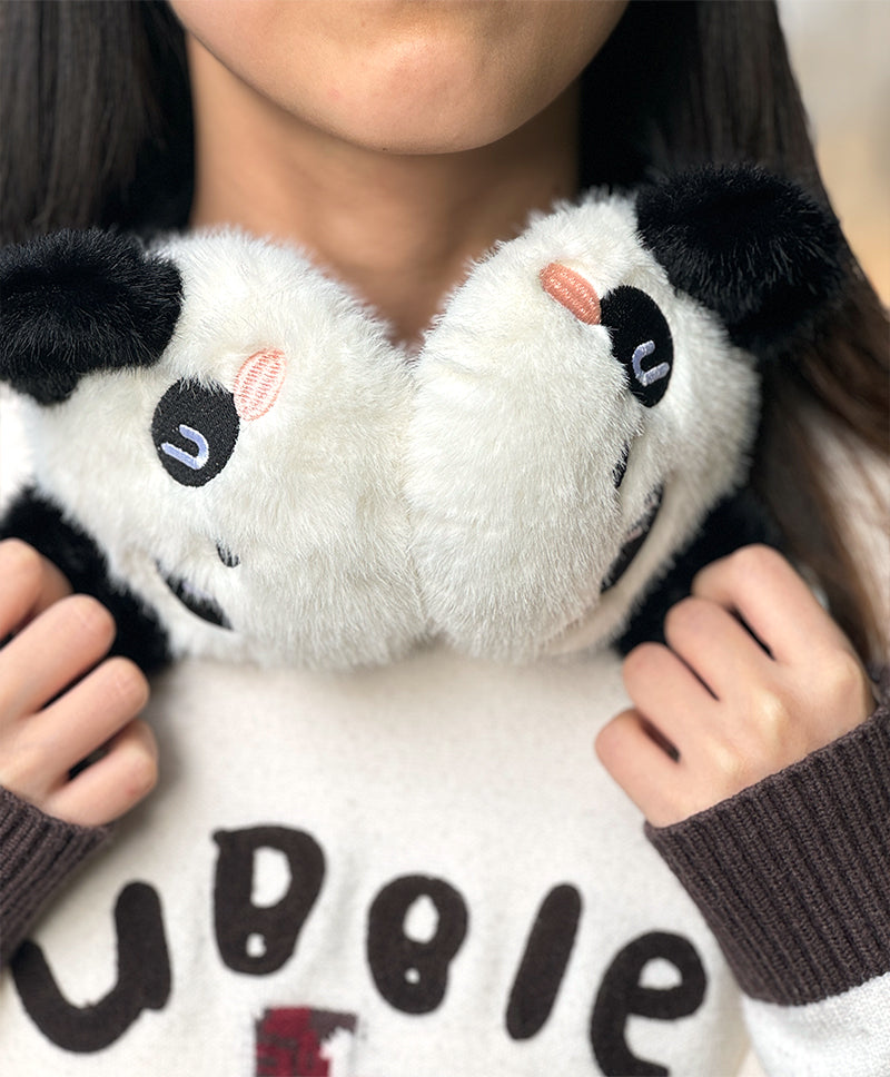Warm Panda Earmuffs Christmas Gift