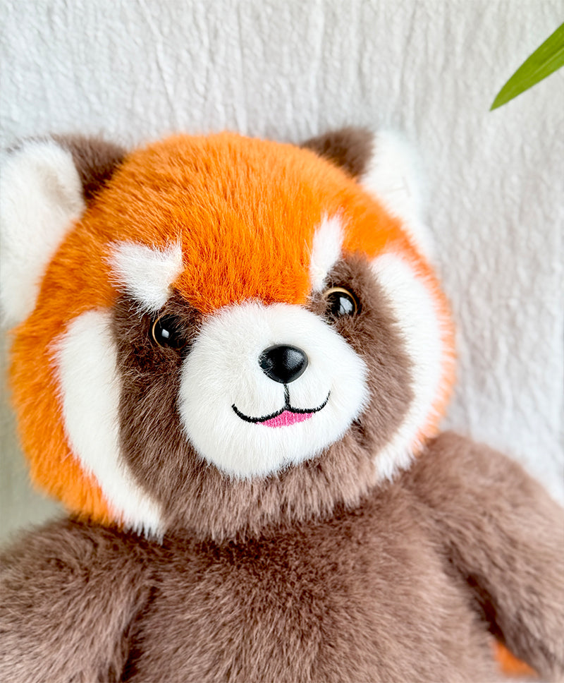 Cute Smile Red Panda Doll