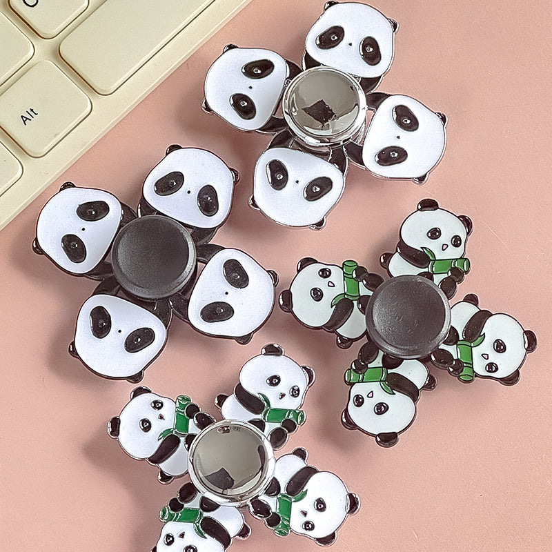 Funny Panda Metal Fidget Spinner