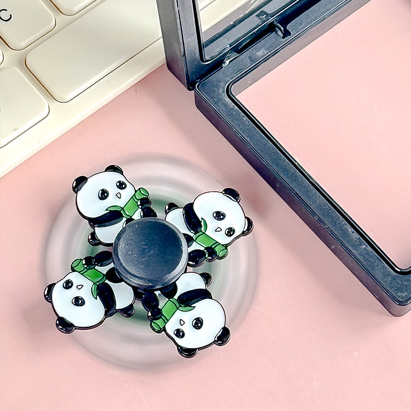Funny Panda Metal Fidget Spinner