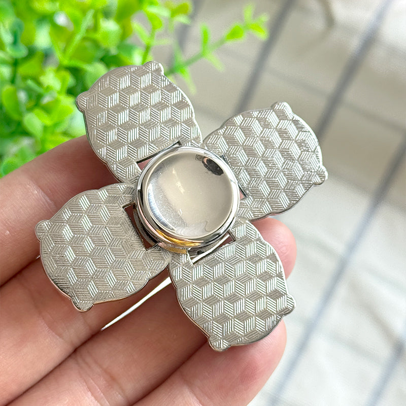 Funny Panda Metal Fidget Spinner
