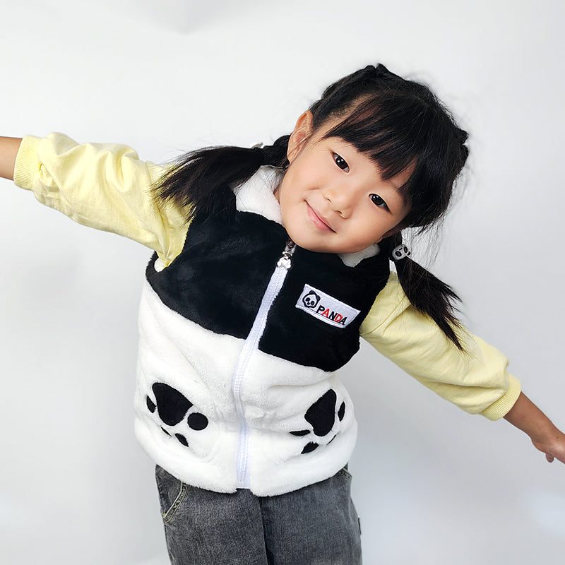 Warm Panda Vest For Family Gifts