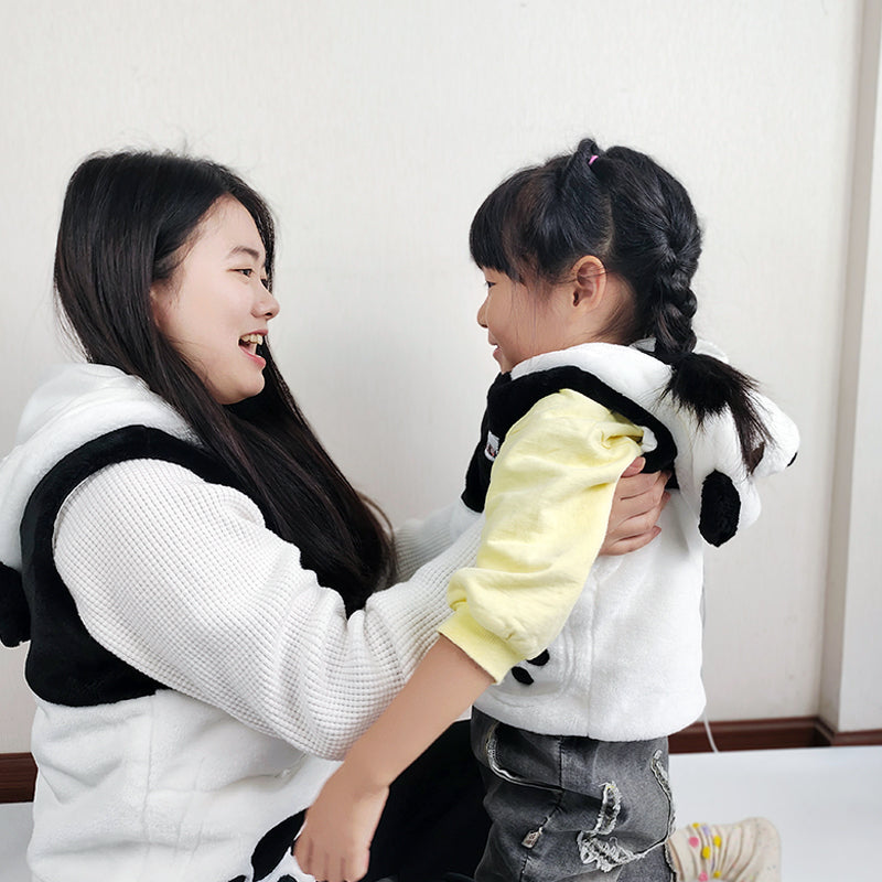 Warm Panda Vest For Family Gifts