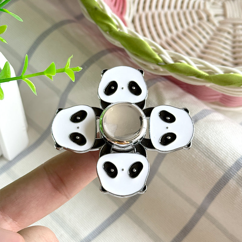 Funny Panda Metal Fidget Spinner