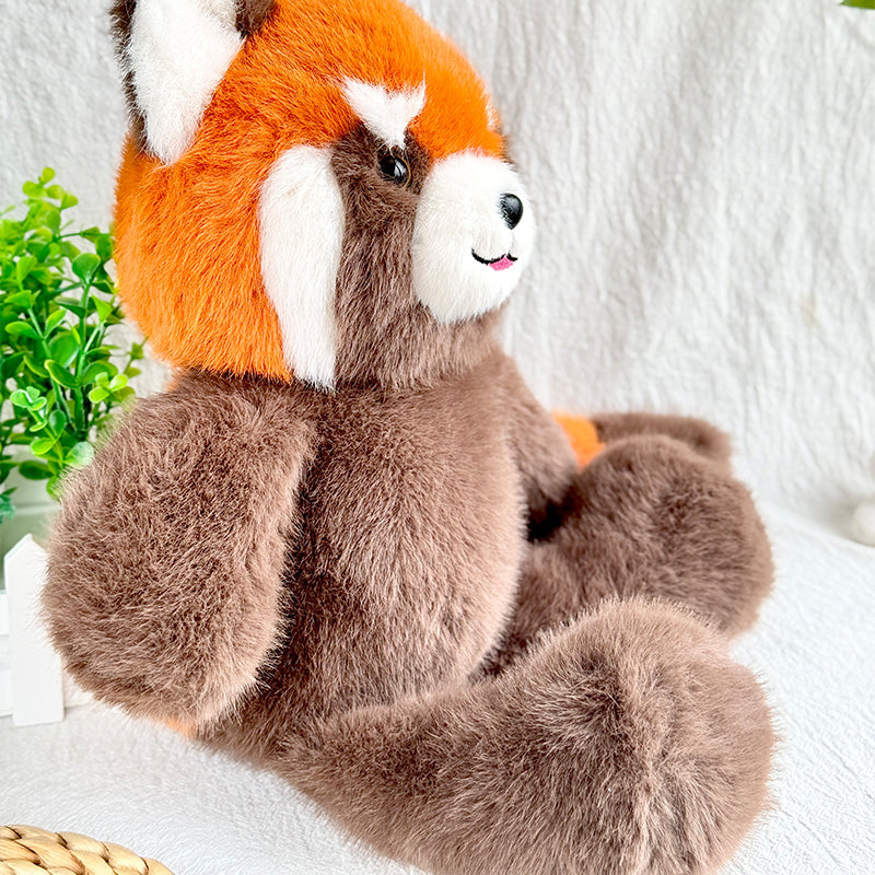 Cute Smile Red Panda Doll
