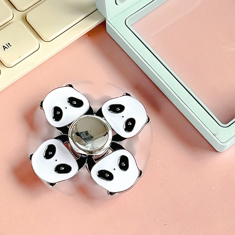 Funny Panda Metal Fidget Spinner