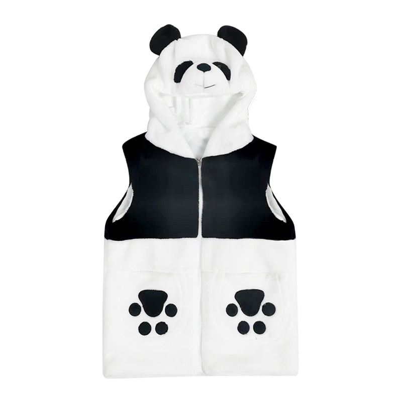 Warm Panda Vest For Family Gifts