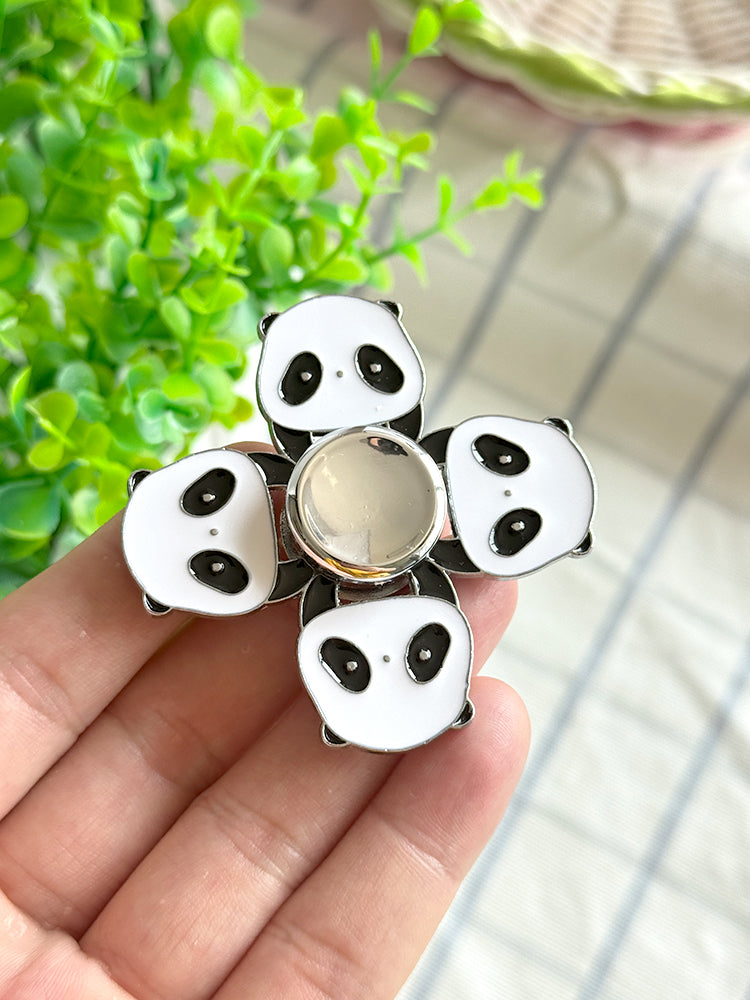 Funny Panda Metal Fidget Spinner