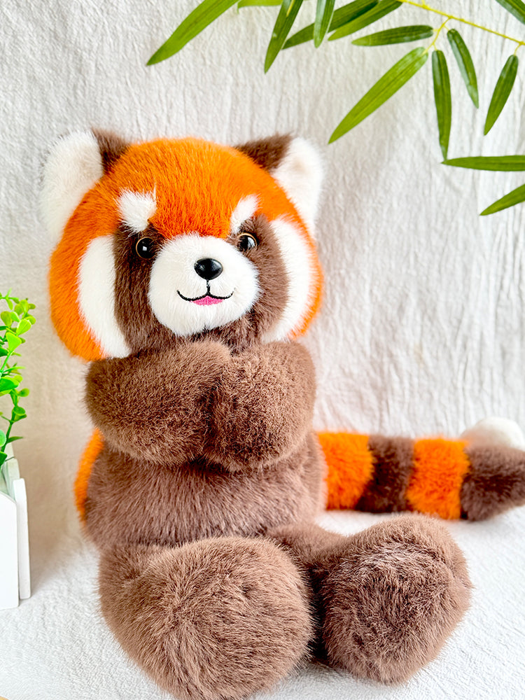 Cute Smile Red Panda Doll