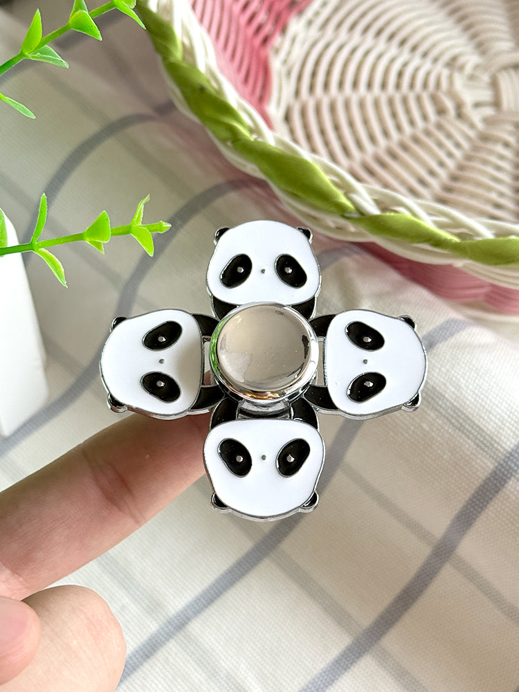 Funny Panda Metal Fidget Spinner