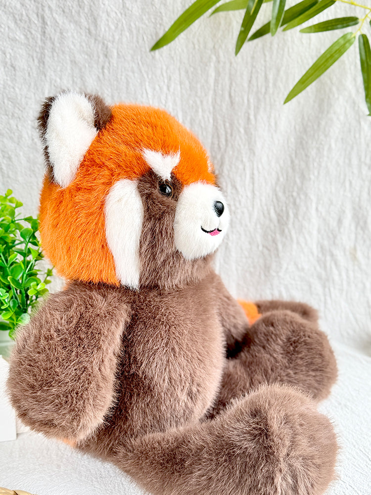 Cute Smile Red Panda Doll