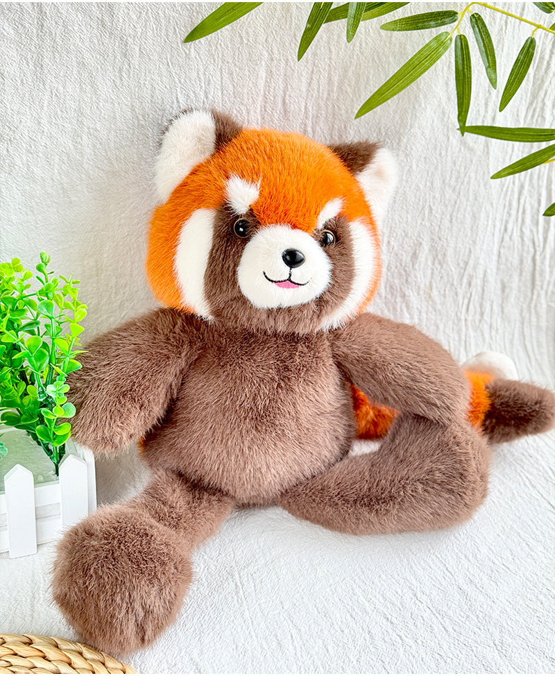 Cute Smile Red Panda Doll