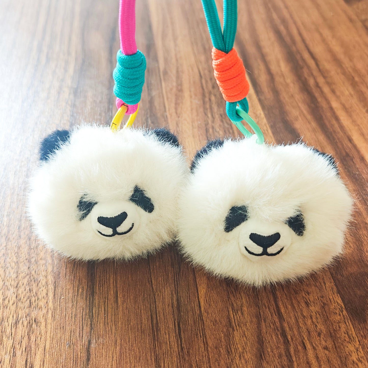 Creative Plush Panda Head Pendant