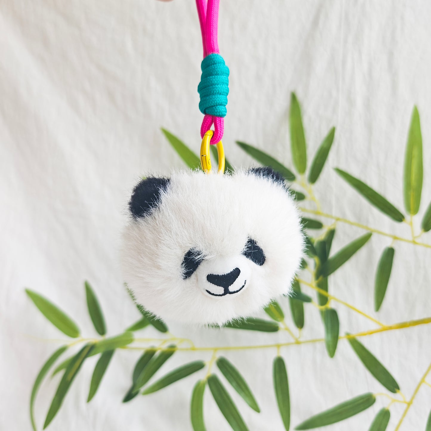 Creative Plush Panda Head Pendant