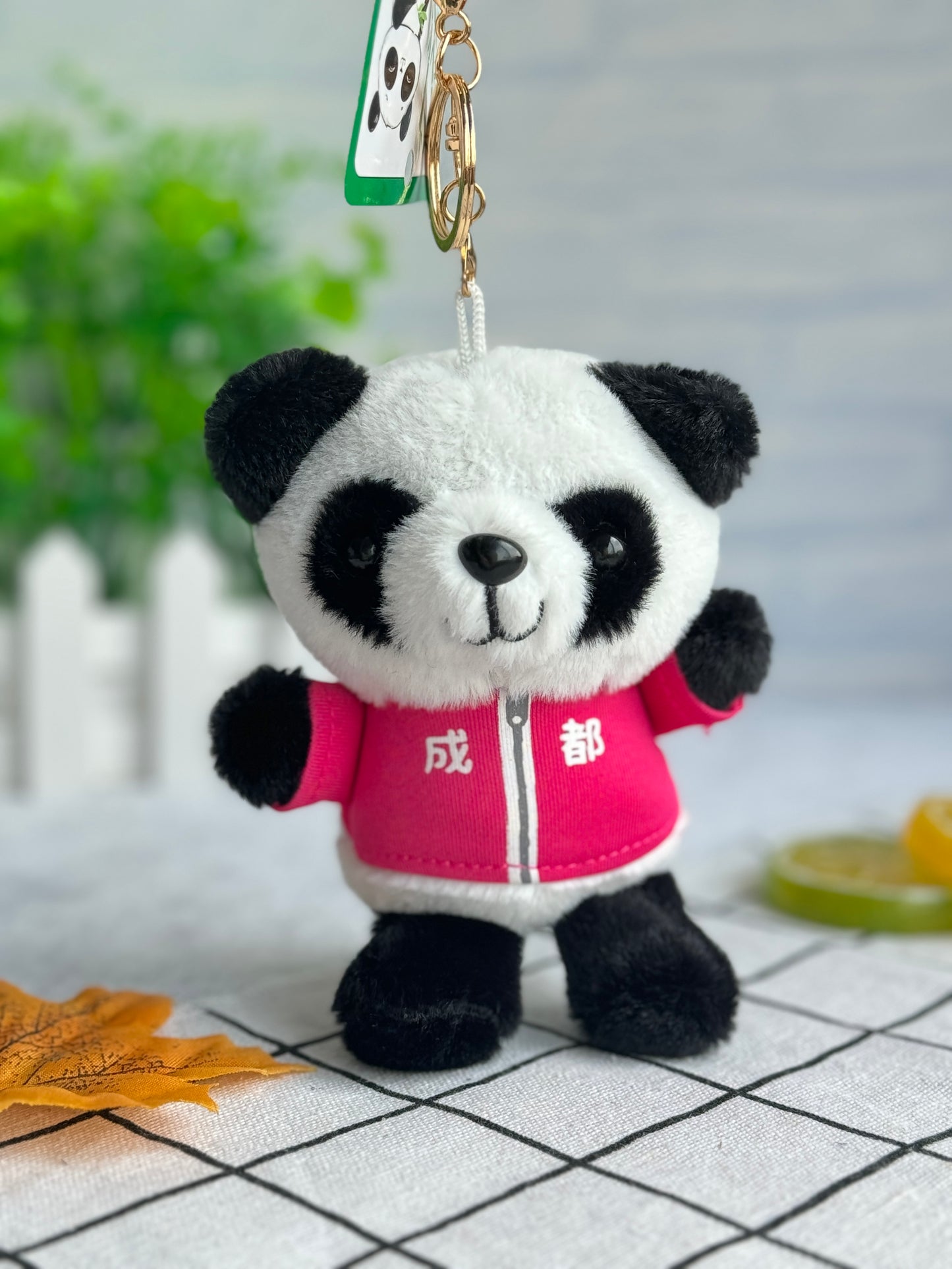 Plush Panda Doll Keychain Pendant