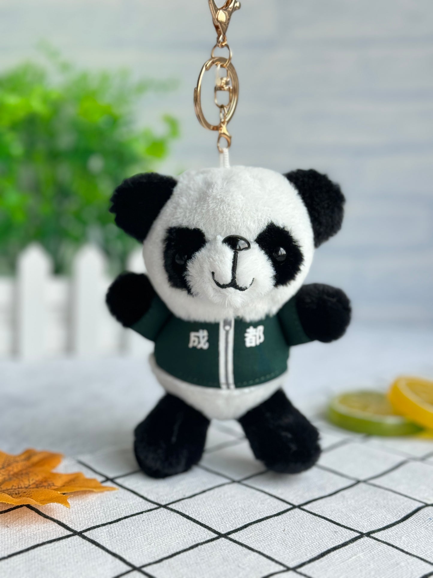 Plush Panda Doll Keychain Pendant