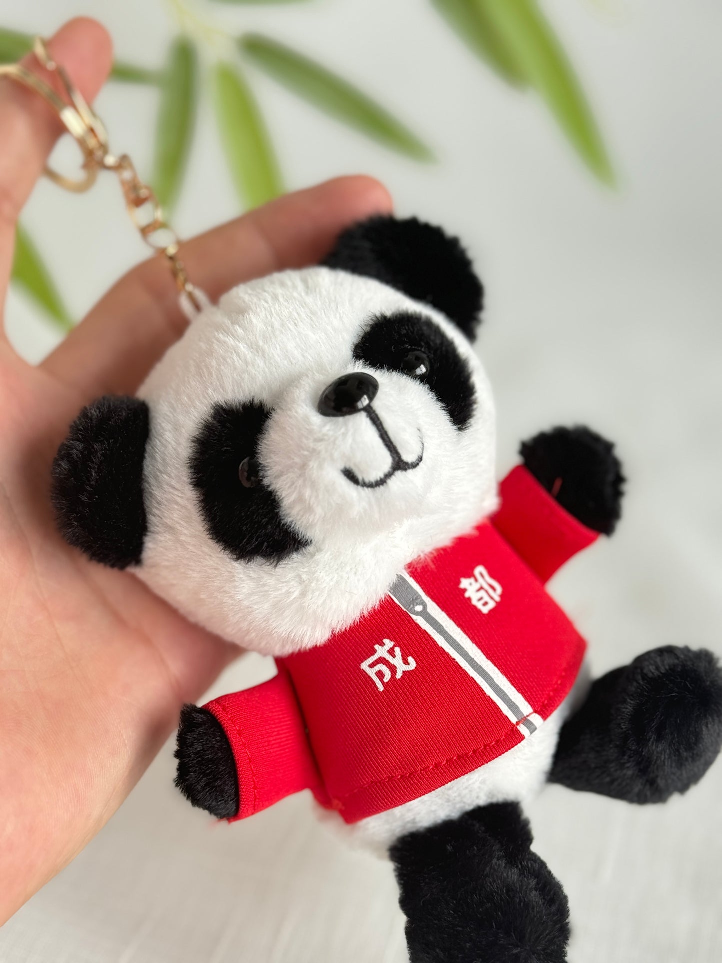 Plush Panda Doll Keychain Pendant