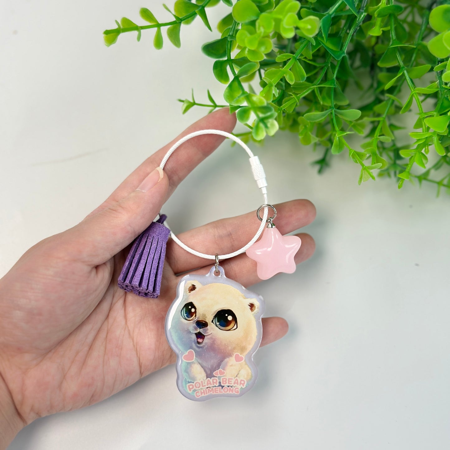 Animal Keychains Embroidered Cartoon Pendant
