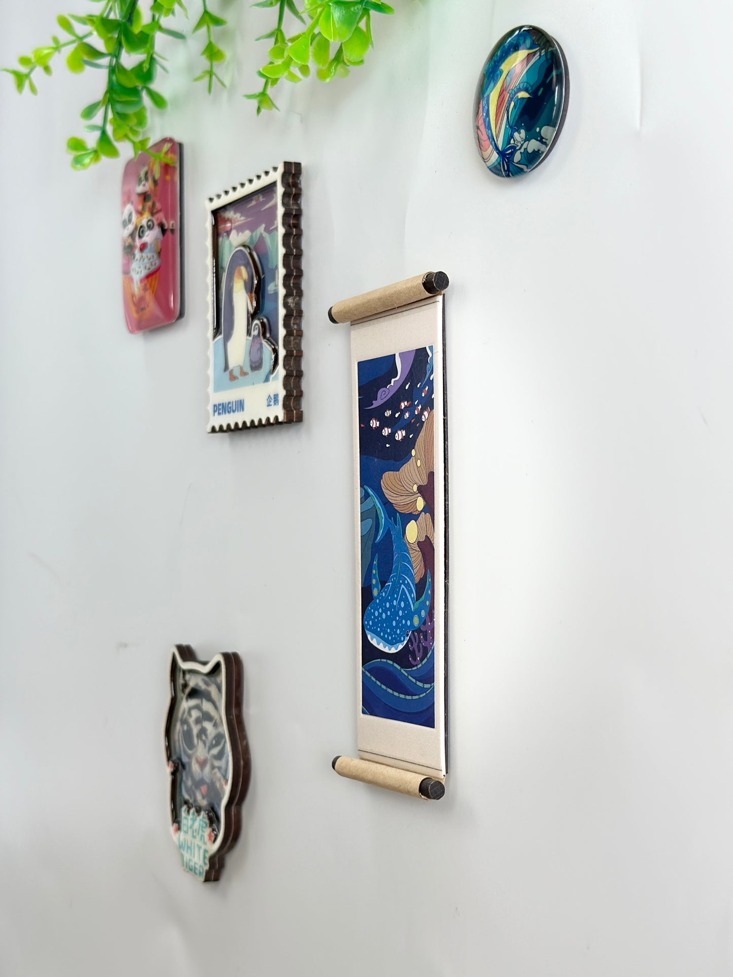 Land Animal Fridge Magnet Gift Set-2pcs