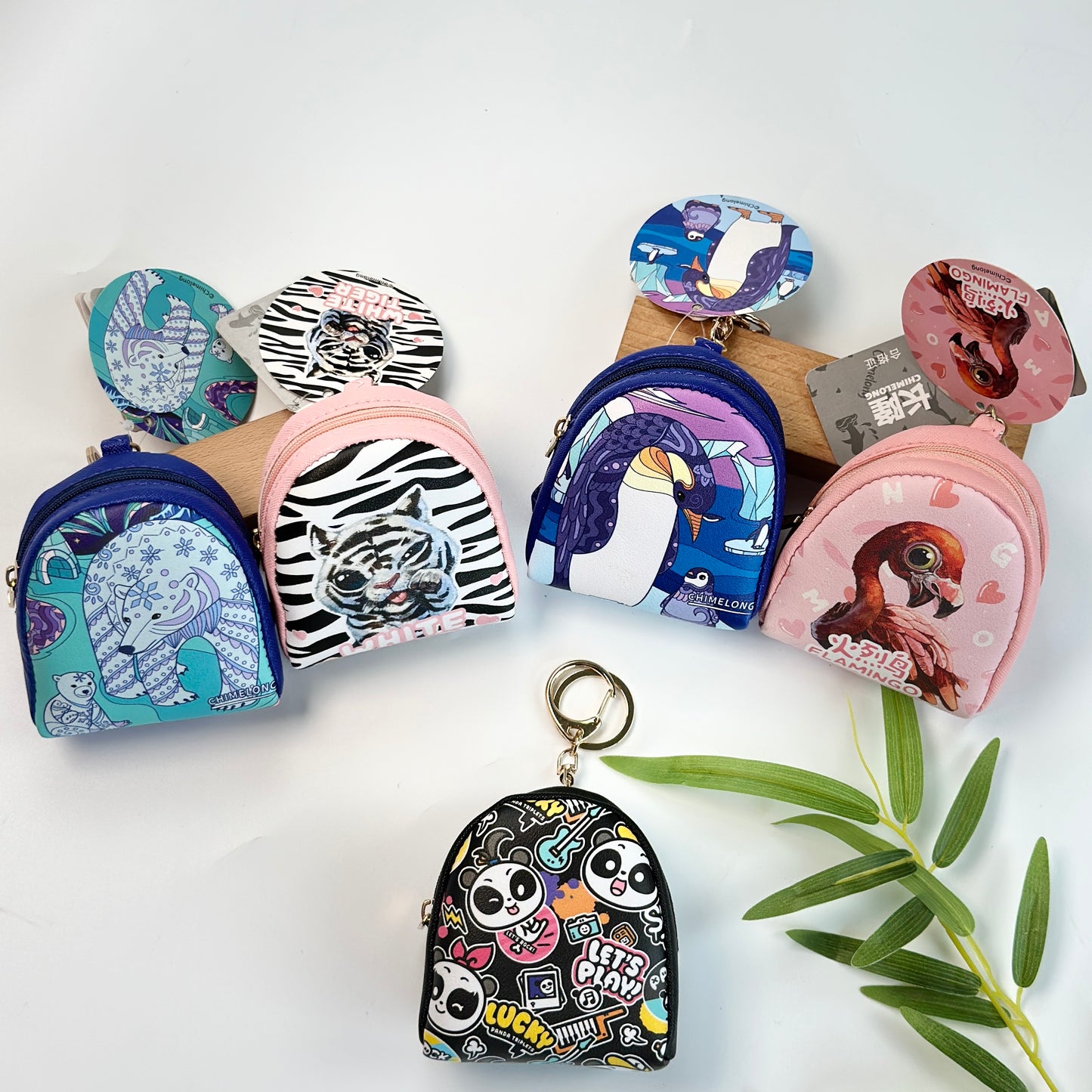 Animal Coin Purse Bag Keychain