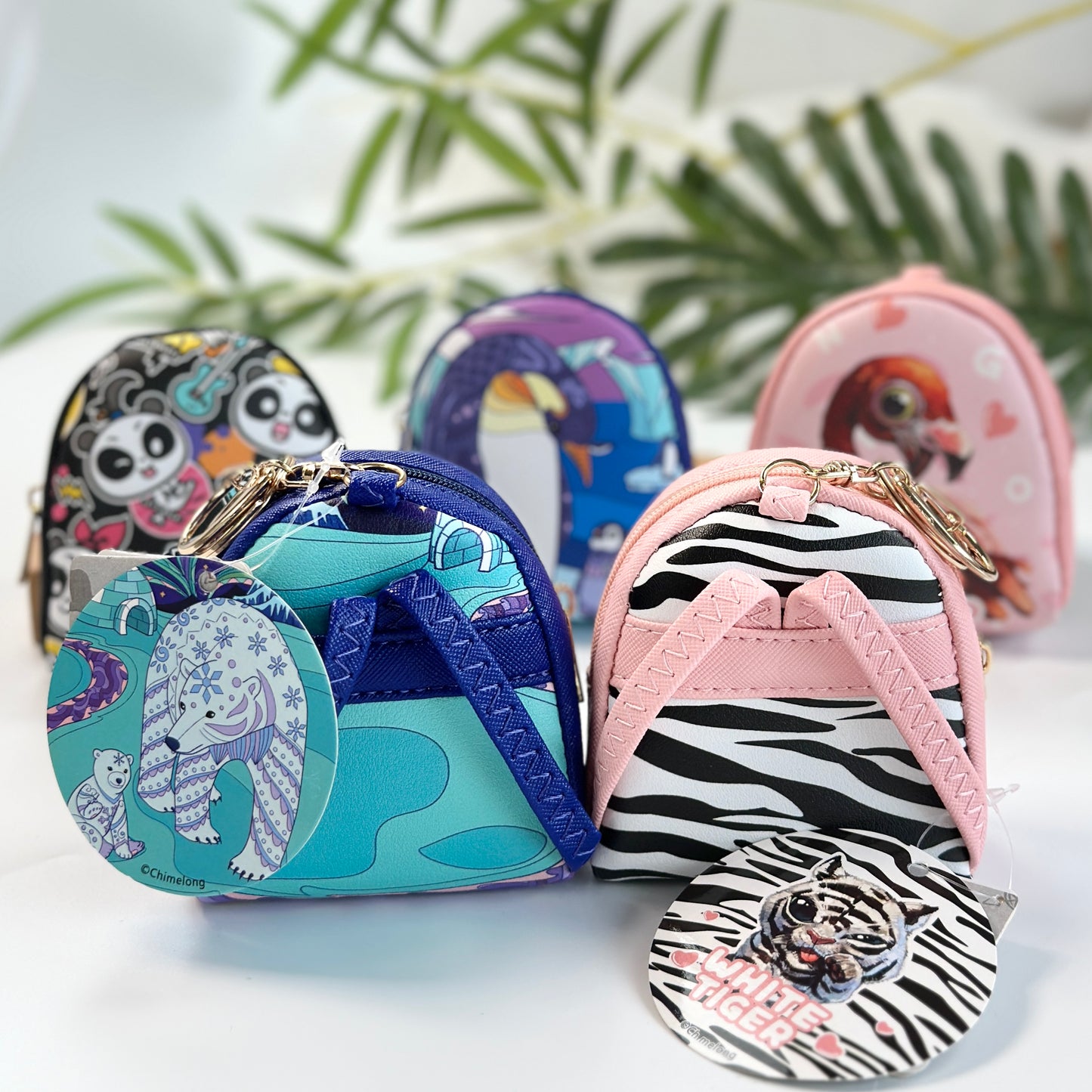 Animal Coin Purse Bag Keychain