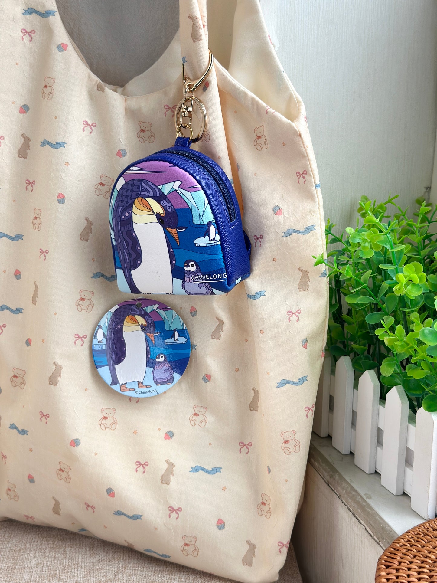 Animal Coin Purse Bag Keychain