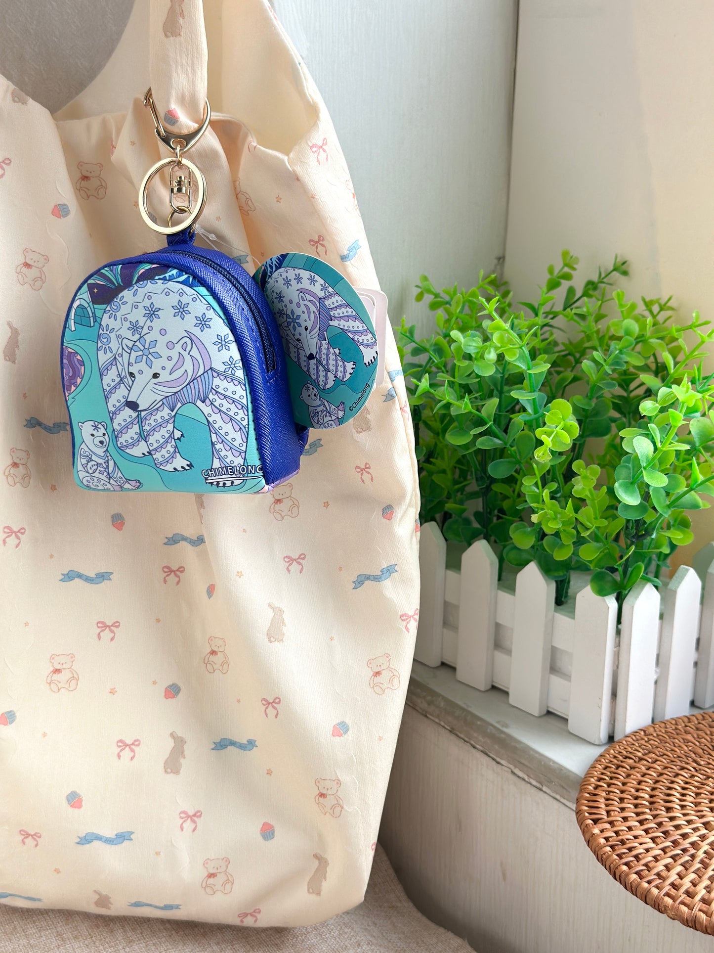 Animal Coin Purse Bag Keychain
