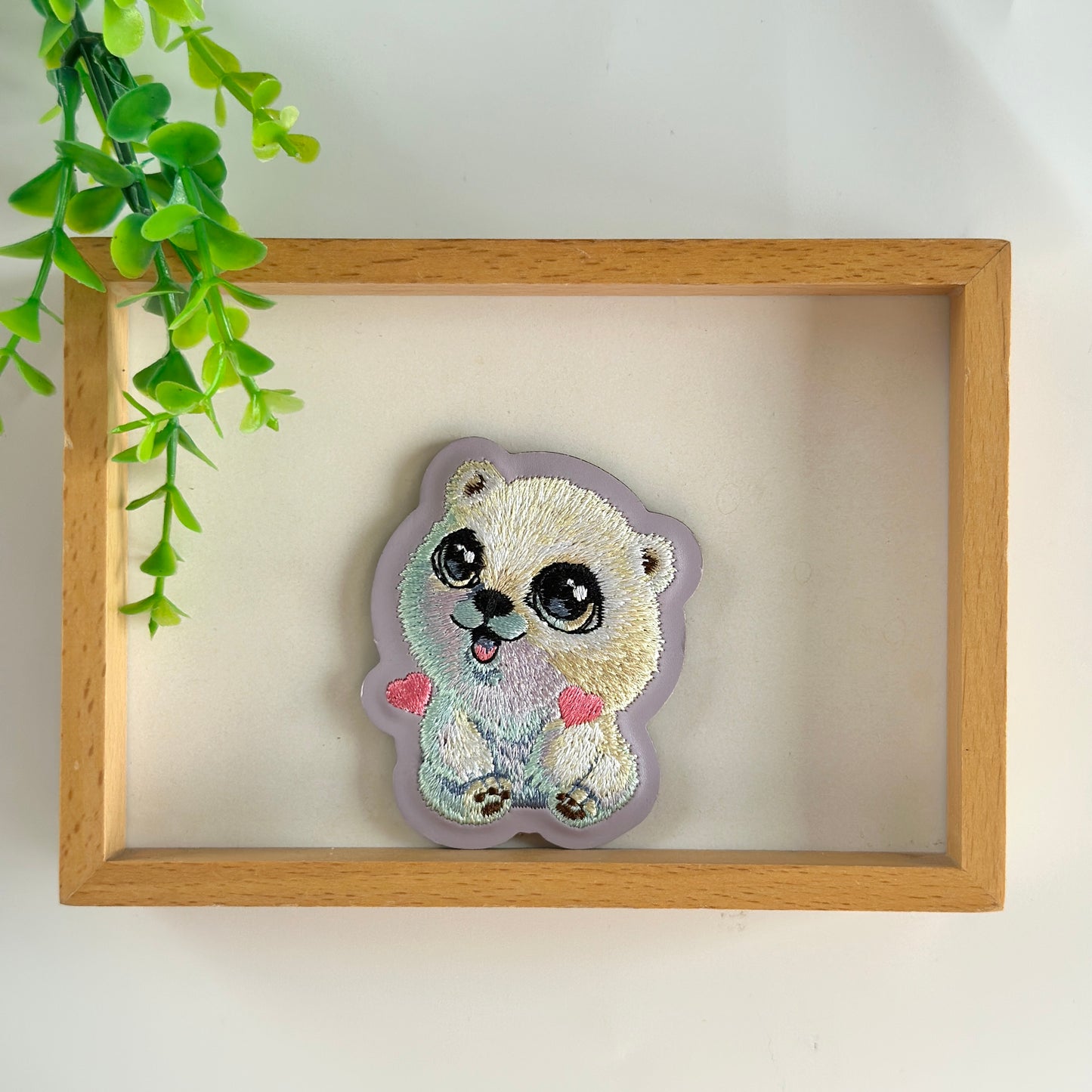 Rare Polar Bear Embroidery Gift Box