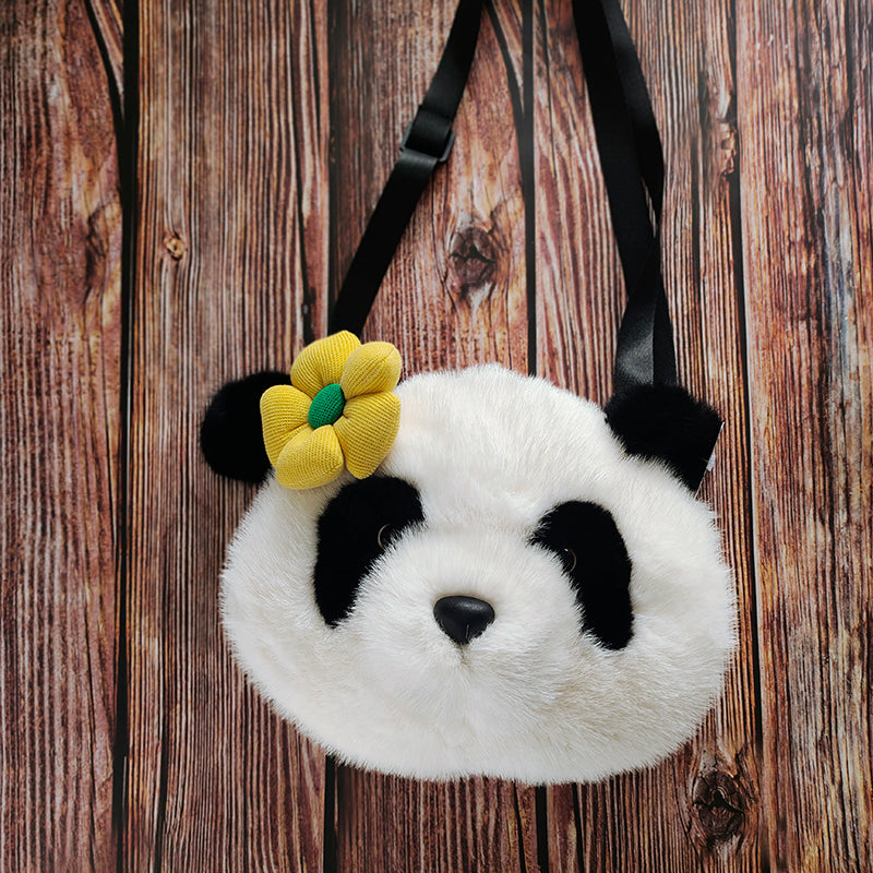Pom Panda Mini Crossbody Bag