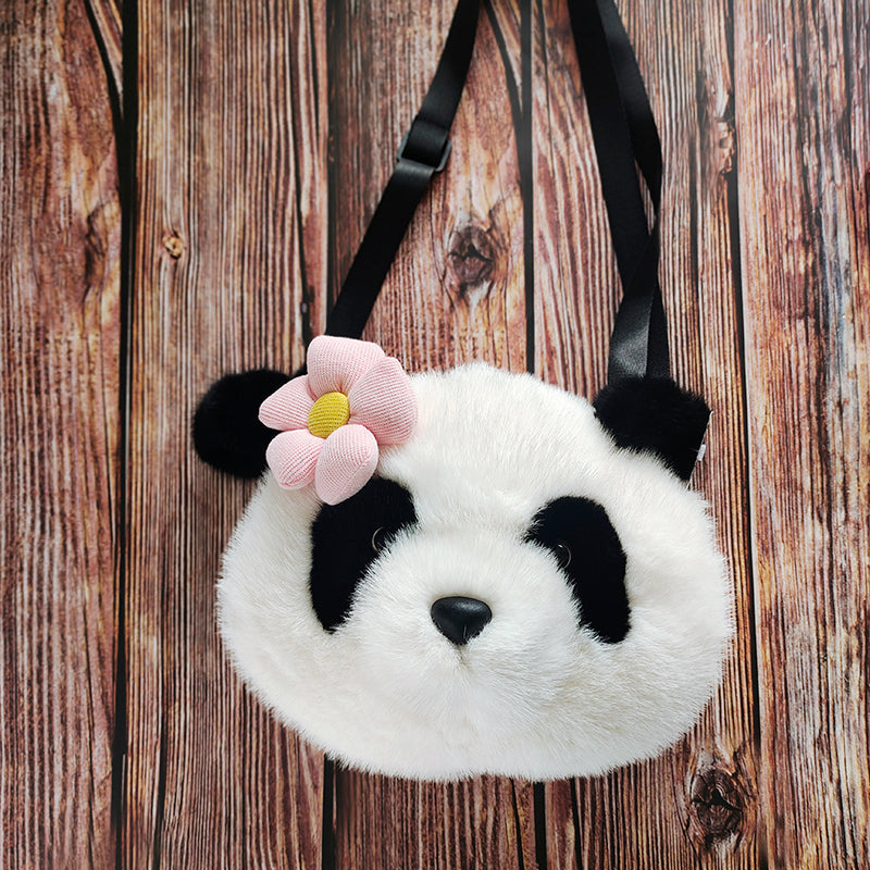 Pom Panda Mini Crossbody Bag