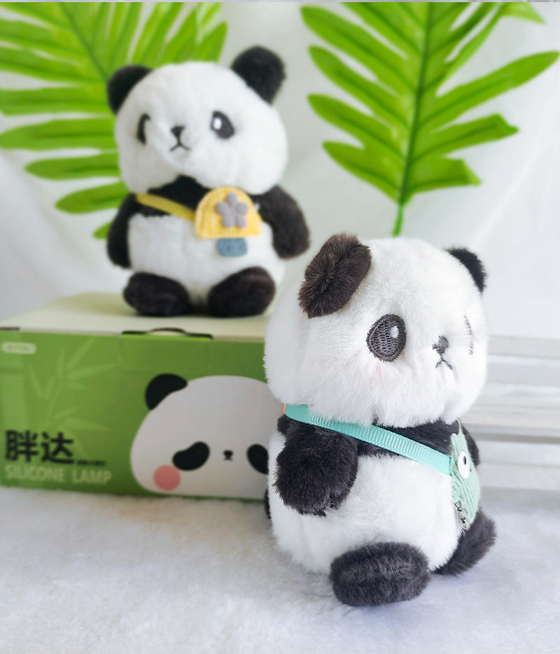 Pom Panda Keychain Pendant Cute