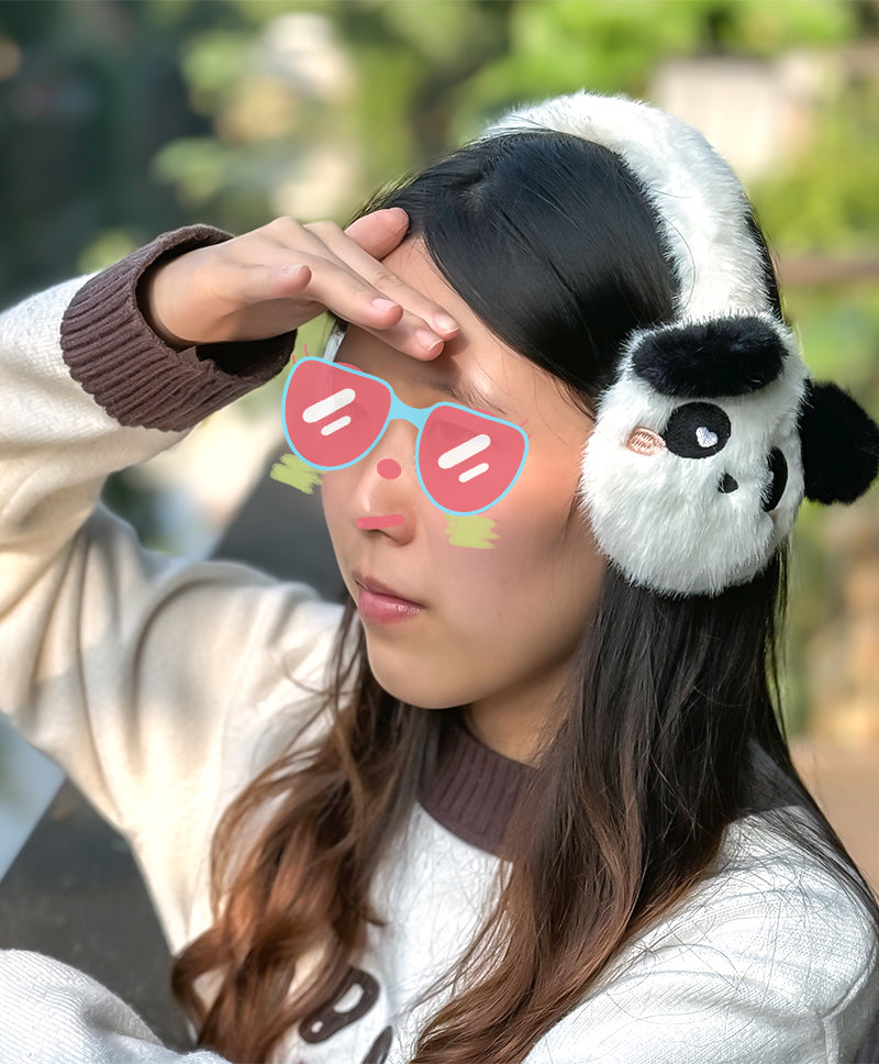 Warm Panda Earmuffs Christmas Gift
