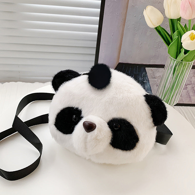 Soft Plush Panda Toy Doll Bag