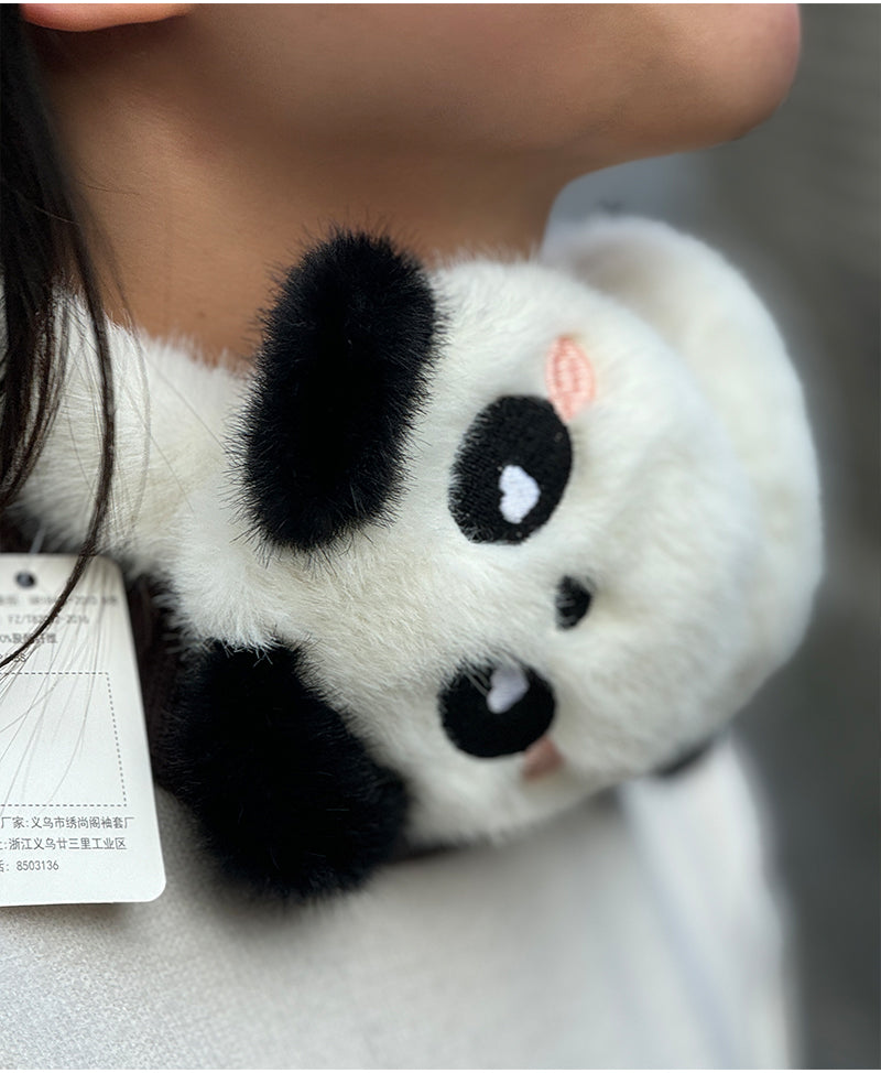 Warm Panda Earmuffs Christmas Gift