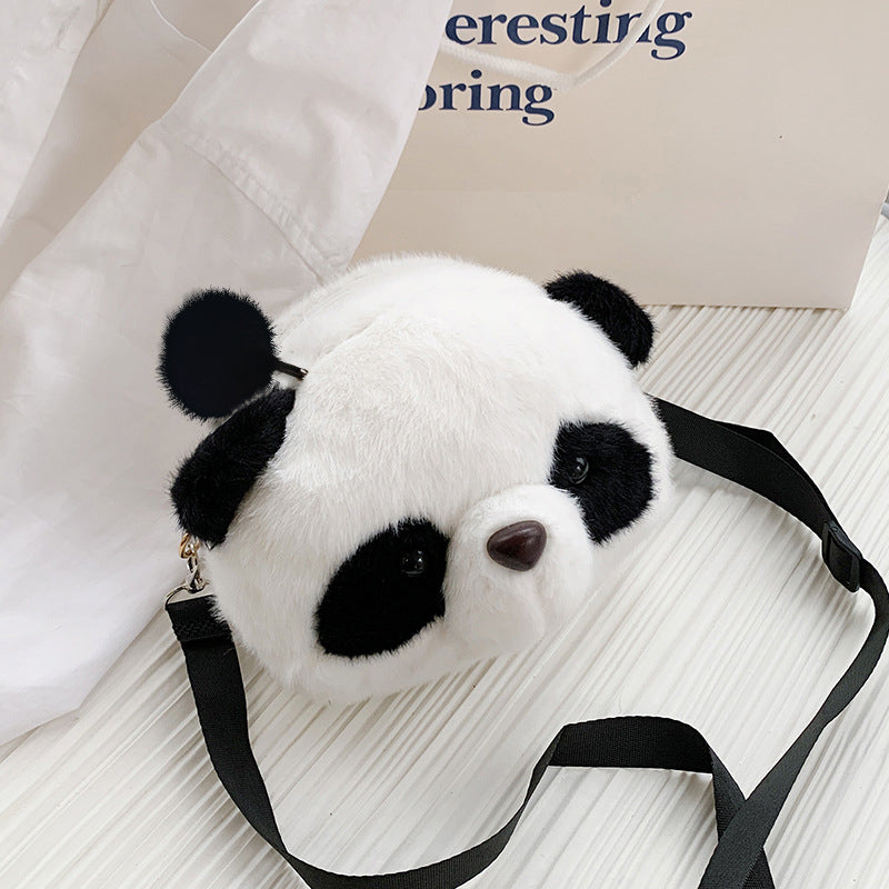Soft Plush Panda Toy Doll Bag