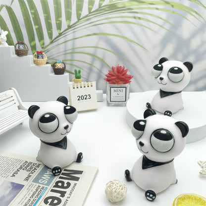 Big Eyes Panda Relaxing Palm Toys