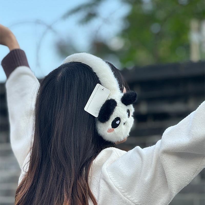 Warm Panda Earmuffs Christmas Gift
