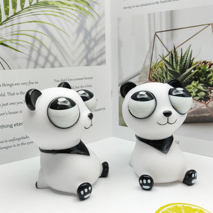 Big Eyes Panda Relaxing Palm Toys