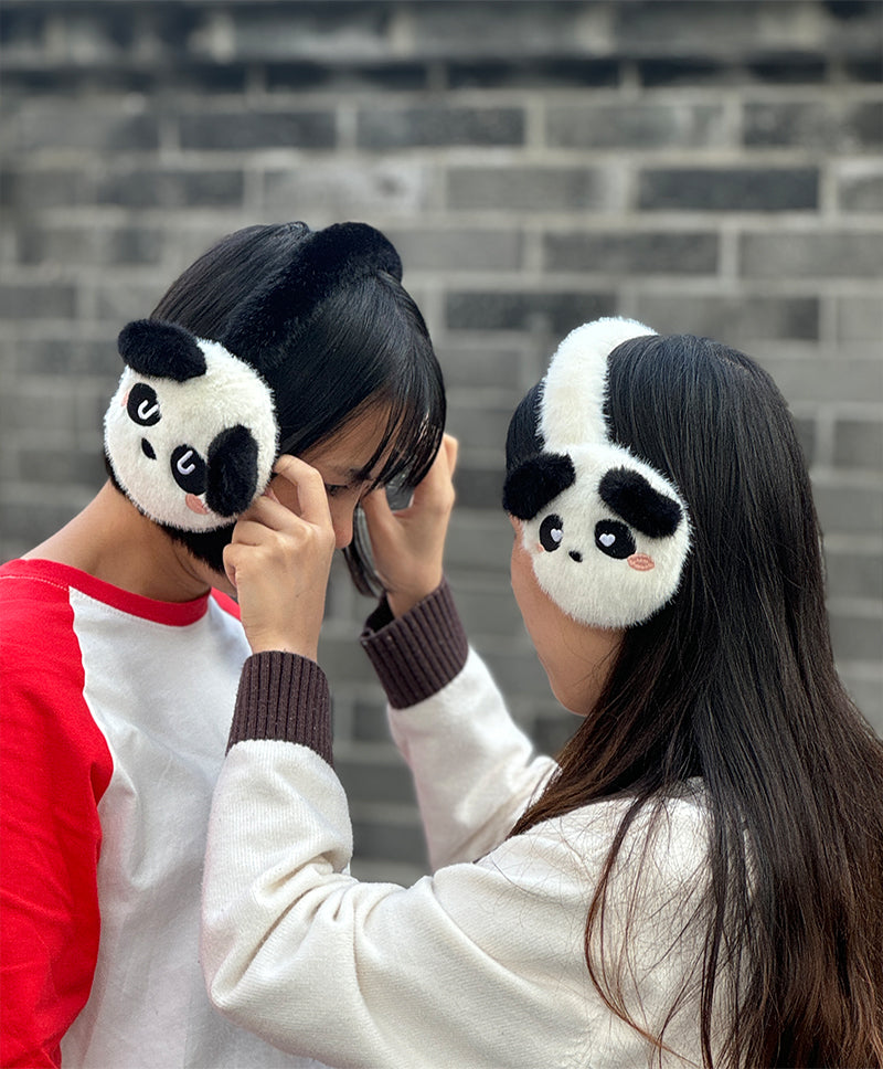 Warm Panda Earmuffs Christmas Gift