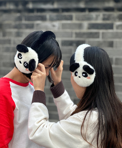 Warm Panda Earmuffs Christmas Gift