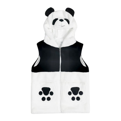 Warm Panda Vest For Family Gifts