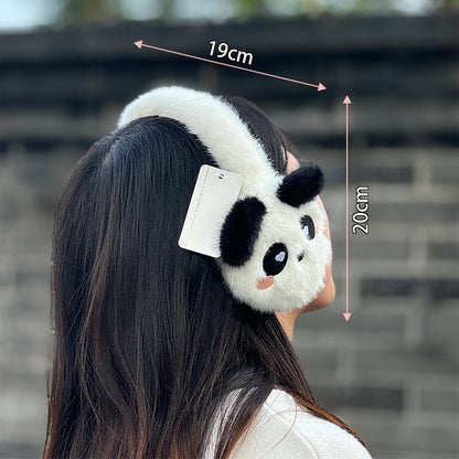 Warm Panda Earmuffs Christmas Gift