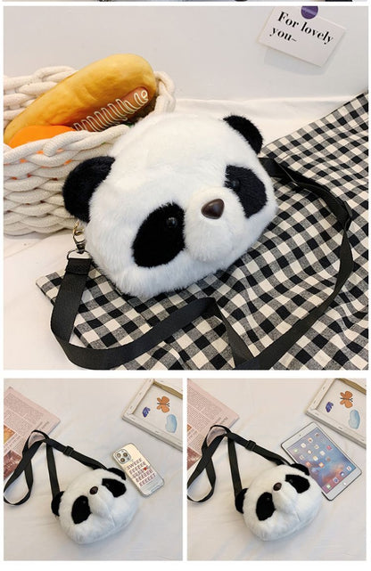 Soft Plush Panda Toy Doll Bag