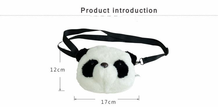 Soft Plush Panda Toy Doll Bag