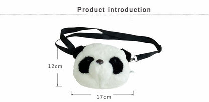 Soft Plush Panda Toy Doll Bag
