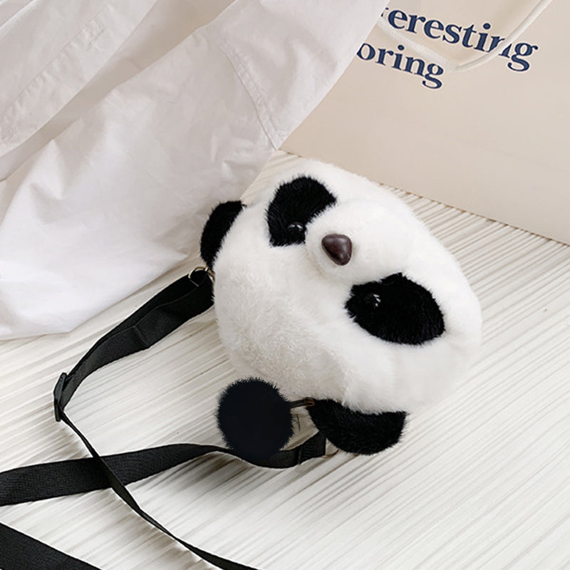 Soft Plush Panda Toy Doll Bag