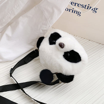 Soft Plush Panda Toy Doll Bag