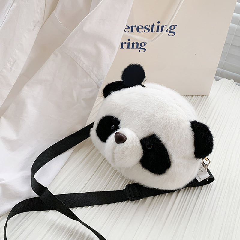 Soft Plush Panda Toy Doll Bag