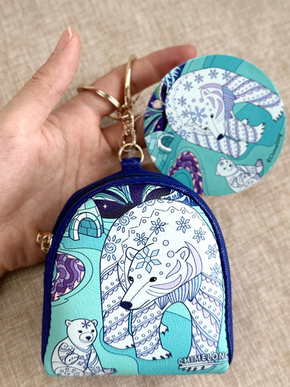 Animal Coin Purse Bag Keychain